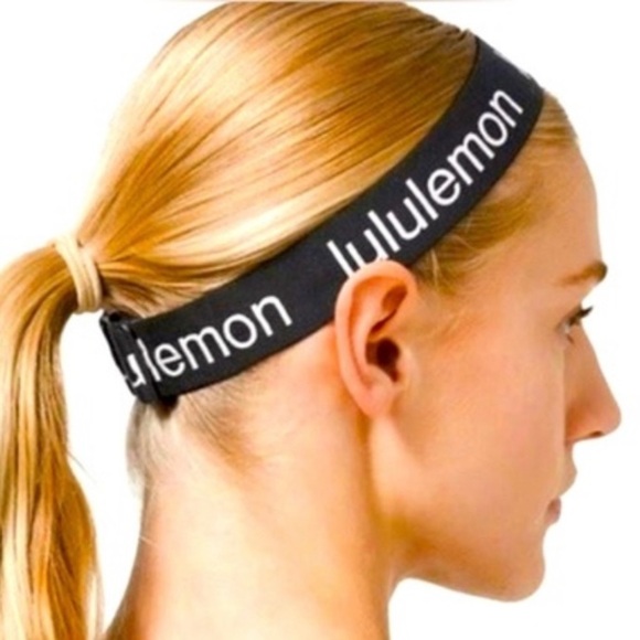 LULULEMON Hold Your Own Black & White Headbands Adjustable One Size (Two pieces) - Picture 11 of 14